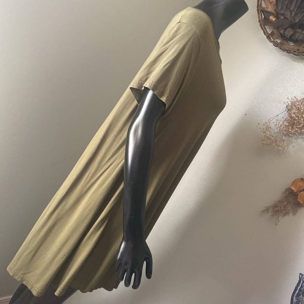 LARACE Olive Green Short Sleeve Dress Tee - Picture 10 of 11